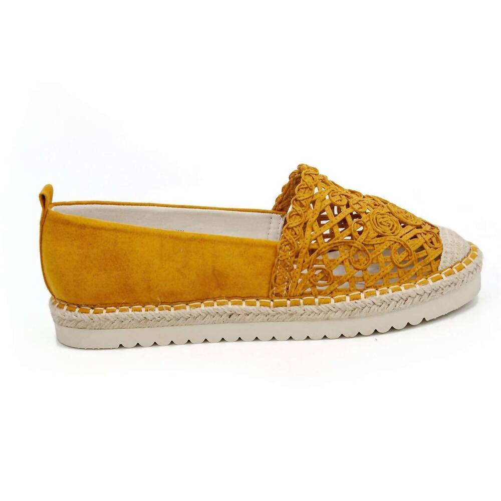 NEW PATRIZIA women's kariye espadrille shoes in yellow